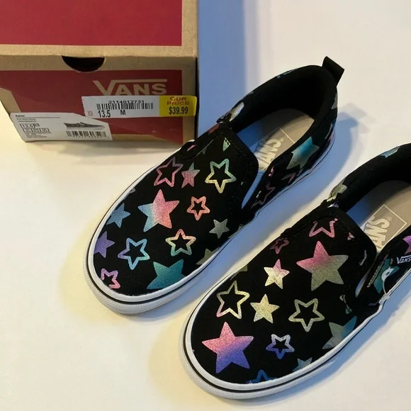 Vans Black and Blue Sneakers - Picture 5 of 5